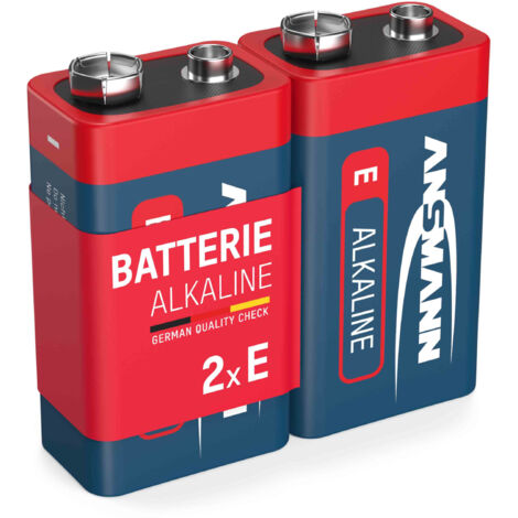 Ansmann 6LR61 Red-Line Pile 6LR61 (9V) alcaline(s) 9 V 2 pc(s) Y731021 (1/5)