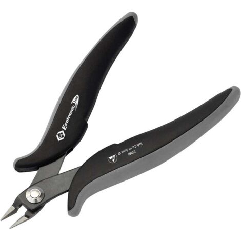 C.K Ecotronic T3886 antistatique (ESD) Pince coupante pour circuits imprimés sans facette 139 mm (1/2)