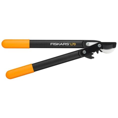 Fiskars – Coupe-branches Bypass PowerGear II 45 cm – Lame anti-adhésive – Épaisseur de coupe 38 mm – Pour bois vert