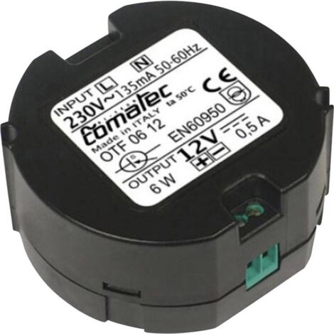 Alimentation miniature pour boîtes de dérivation Comatec OTF/06.12RA N/A 6 W 1 pc(s) Y928001