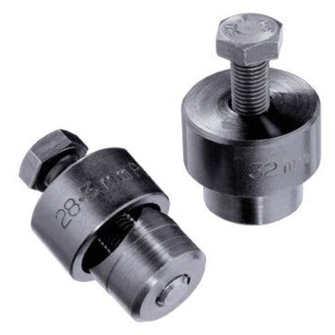Rothenberger – Emporte-pièce poinçonneur 35 mm – Pour acier, cuivre et aluminium – Épaisseur max 4 mm – Prise optimale à 3 points