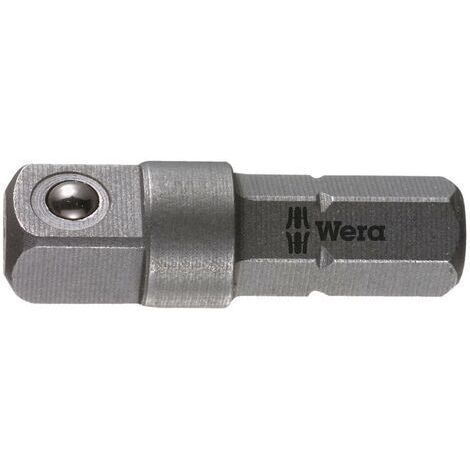 Tige d'outil (élément de liaison) Wera 870/1 05136000001 Propulseur 1/4 (6.3 mm) Longueur: 25 mm