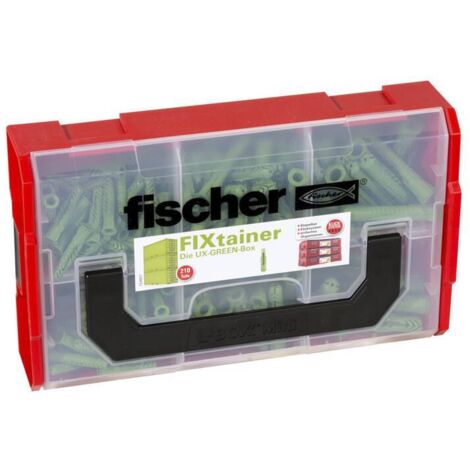 Boîte de chevilles universelles FIXtainer UX Green Fischer 532894, 210 pcs. (1/4)
