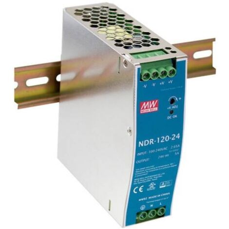 Alimentation rail DIN Mean Well NDR-120-12 12 V/DC 10 A 153 W Nbr. de sorties:1 x Y494231