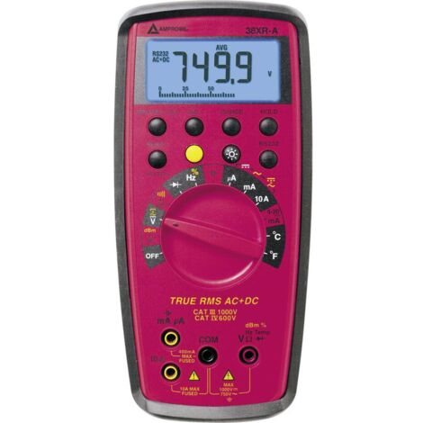 Beha Amprobe 38XR-A-D Multimètre numérique CAT III 1000 V, CAT IV 600 V Affichage (nombre de points): 9999 (1/2)