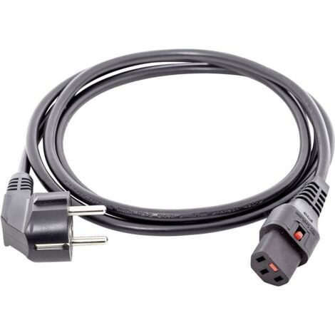 HAWA 1008271 appareils IEC Câble de raccordement noir 2.00 m W279811 (1/2)