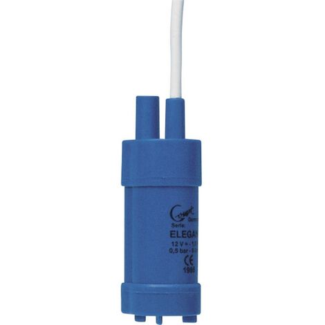 Pompe submersible basse tension 600 l/h – Hauteur de refoulement 5.5 m – Débit maximum 0.55 bar – Longueur câble 1 m – Comet