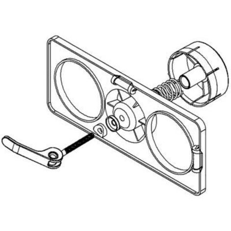 PRIMO P102 Gabarit de perçage pour boîtier de cloison 1 pc(s) (1/4)