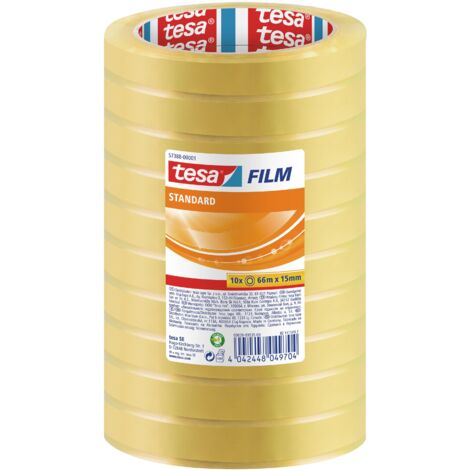 tesa 57388-00001-01 tesafilm Standard transparent (L x l) 66 m x 15 mm 10 pc(s) W680491