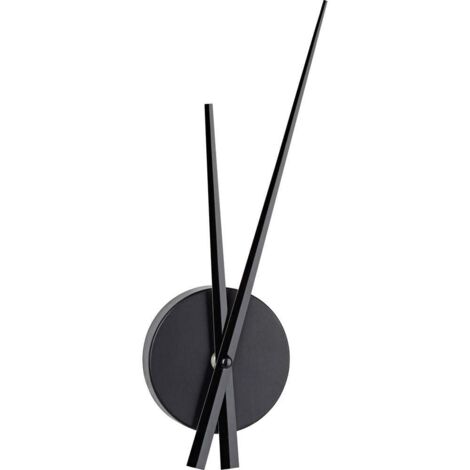 Horloge murale TFA Dostmann 60.3036.01 à quartz 50 cm x 96 mm x 310 mm x 33 mm noir W644641