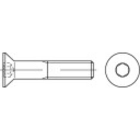 Vis à tête fraisée TOOLCRAFT 148788 100 pc(s) M3 8 mm tête fraisée 6 pans intérieurs acier N/A (1/2)