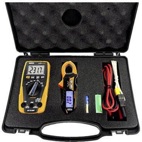 Multimètre numérique EKIT – Pince ampèremétrique CAT III 600 V – Affichage 4000 points – Plage de mesure jusqu'à 10 A – Ht Instruments - W090101