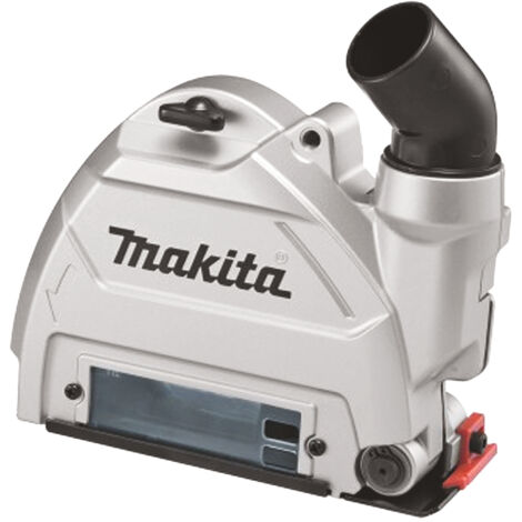 Makita – Capot de protection pour aspiration meuleuse Ø125 mm – Coupe béton avec raccord aspirateur – Aluminium – 1968453