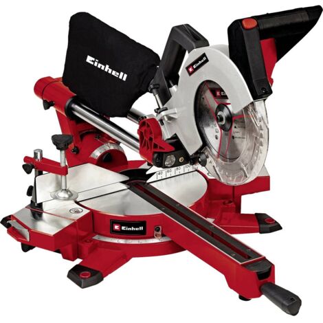 Einhell – Scie à onglet radiale 210 mm 1600 W – Tête inclinable - Laser intégré pour découpe précise – Largeur de coupe 310 x 65 mm