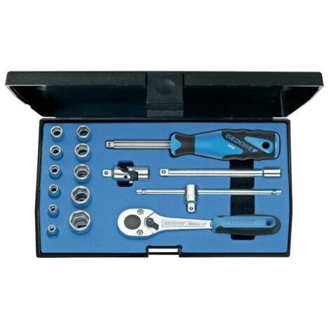 Gedore Jeu de clés à douille 1/4 (6.3 mm) 16 pièces 6162220 (1/4)