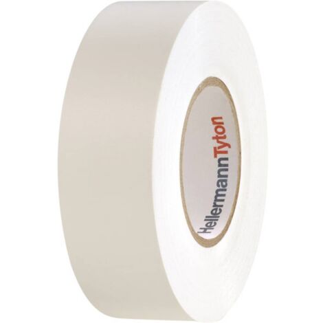 Ruban isolant HelaTape Flex 1000+ HellermannTyton 710-10607 blanc (L x l) 20 m x 19 mm 1 pc(s) (1/2)