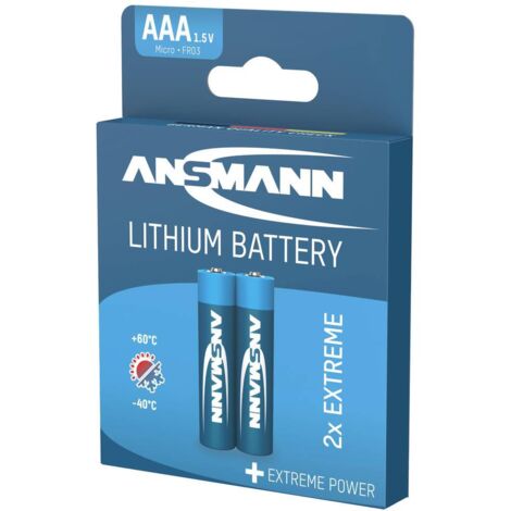 Ansmann Extreme Pile LR3 (AAA) lithium 1150 mAh 1.5 V 2 pc(s) S193771 (1/8)
