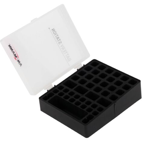 Ansmann Batterijbox 48 Boîte de piles 48x LR3 (AAA), LR6 (AA), 6LR61 (9 V) (L x l x H) 17.3 x 13.8 x 6.3 cm (1/7)