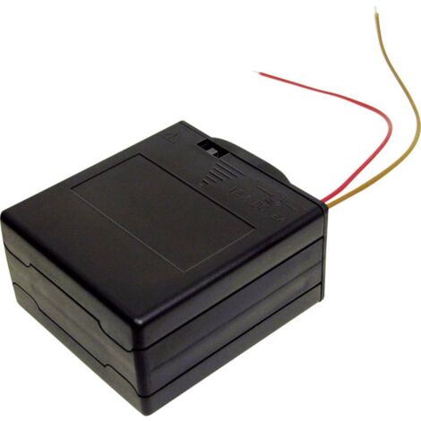 MPD BK-6049 Boîte de piles 8x LR6 (AA) raccordement par fils (L x l x H) 71.8 x 65.28 x 37.08 mm