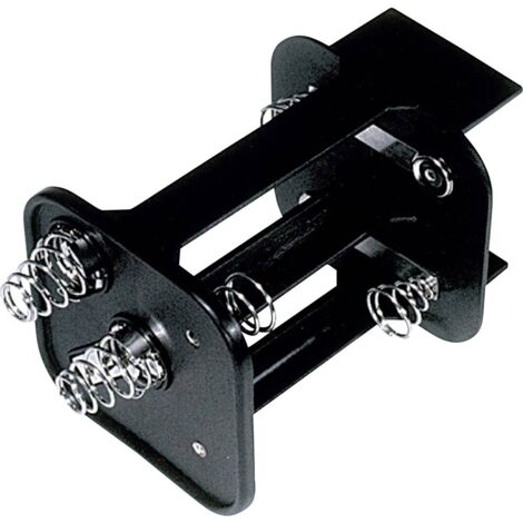 Support de pile 4x LR20 (D) MPD BA4D-S contact à ressort (L x l x H) 116 x 65 x 65 mm 1 pc(s)