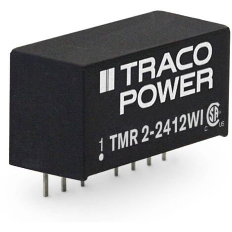 Convertisseur CC/CC pour circuits imprimés TracoPower TMR 2-2412WI Nbr. de sorties: 1 x 24 V/DC 12 V/DC 165 mA 2 W 1 pc(s) Q38827 (1/3)