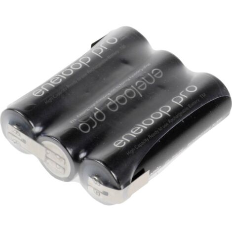 Pack de piles rechargeables 3x LR6 (AA) NiMH Panasonic 135551 3.6 V 2450 mAh (1/2)