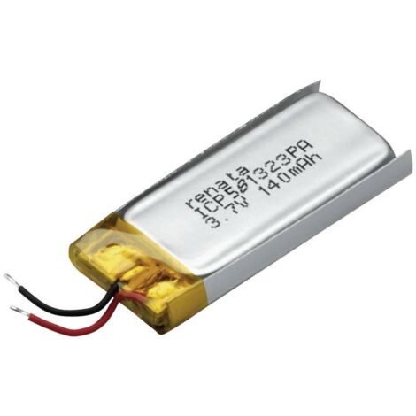 Renata ICP581323PA Pile rechargeable spéciale prismatique avec câble LiPo 3.7 V 145 mAh 1 pc(s) (1/2)
