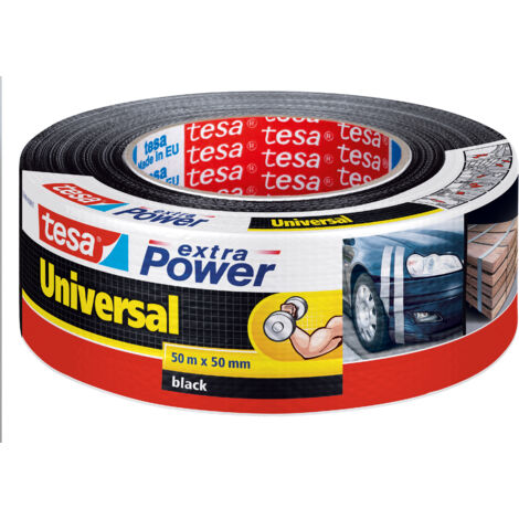Extra Power Universel 50 m x 50 mm Noir 56389 Tesa