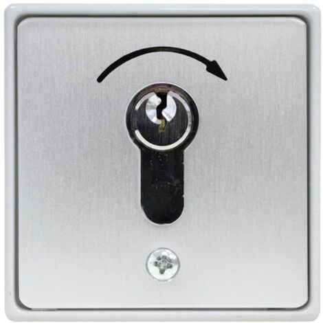 Kaiser Nienhaus 322700 Interrupteur à clé pour motorisation de portail encastré