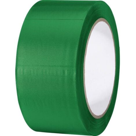 Ruban adhésif PVC TOOLCRAFT 832450Ü-C vert (L x l) 33 m x 50 mm caoutchouc  1 pc(s)