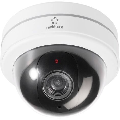 Caméra factice 454422 avec LED clignotante – Alimentation 3V – Pour intérieur – Sécurise votre espace contre les cambrioleurs