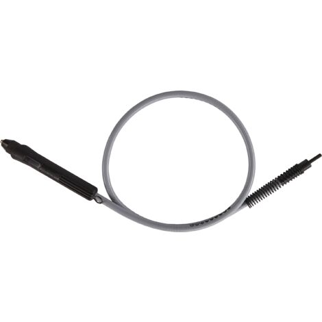 Wolfcraft Mandrin Flexible 6 Mm - Longueur 1300 Mm Pour Perceuses - Rotation Droite Jusqu'à 3500 RPM Avec Protection Anti-Pliage