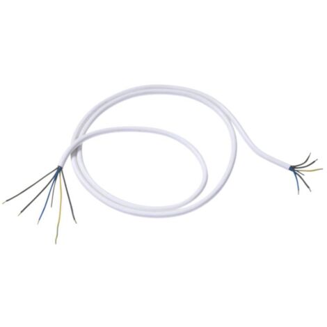 Bachmann 119270 cuisinière Câble de raccordement blanc 1.50 m (1/3)