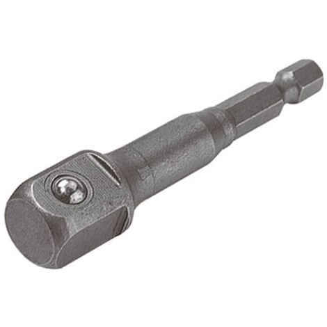 Wolfcraft – Adaptateur de douille 1/2 pouces – Entraînement 6.3 mm (1/4') – Longueur 72 mm – Accessoire pour visseuse - W84440 (1/4)