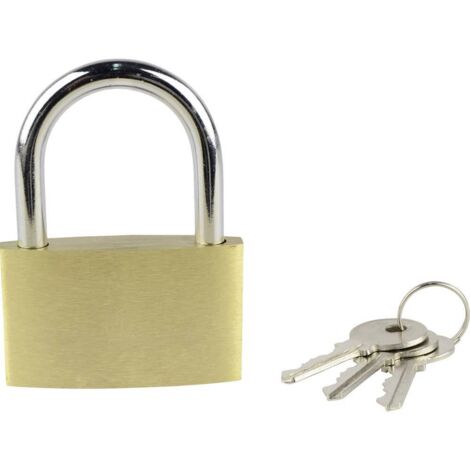 Cadenas Brüder Mannesmann M 413-50 or-jaune avec serrure à clé (1/2)