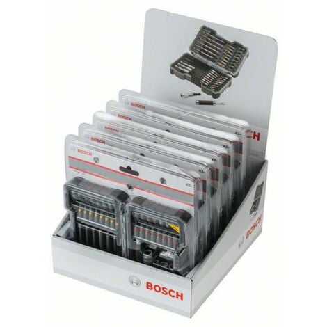 Embout de vissage Extra Hard et jeu de douilles, 43 pièces - Bosch  Professional