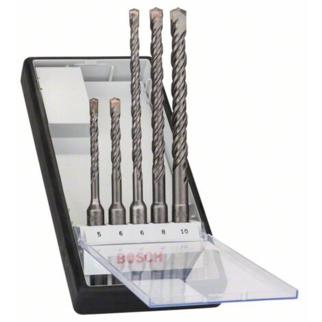 Jeu de forets pour marteau-perforateur 5 pièces SDS-Plus Bosch Accessories 2607019927 1 set W02583 (1/6)