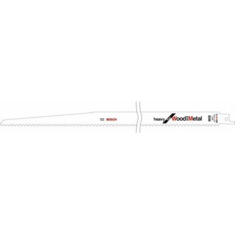 Bosch – Lame de scie sabre 2608654763 – Lot de 5 – Bimétal pour bois avec clous et métal – Longueur 300 mm – Coupe nette et durable