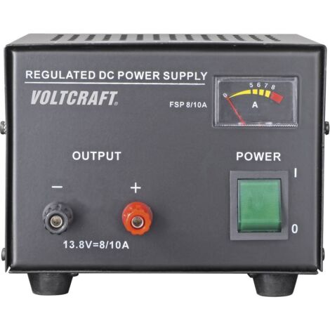 Voltcraft – Alimentation linéaire 13.8V 8A – FSP1138 – 110W avec protection anti-court-circuit – 1 sortie 4 mm pour laboratoire (1/3)