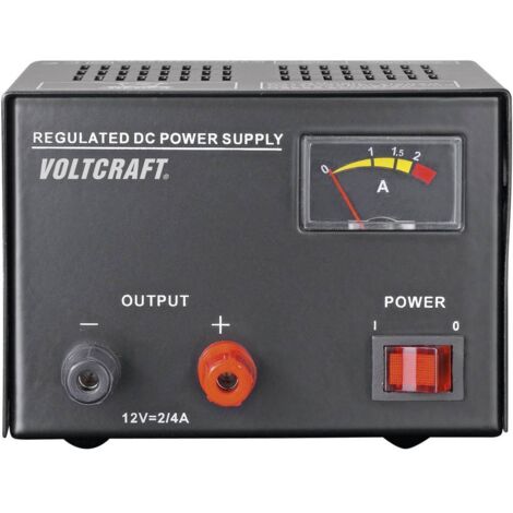 Voltcraft – Alimentation linéaire 12V 2A – FSP1122 – 25W avec ondulation 2.5mV – 1 sortie 4mm pour laboratoire et industrie - S99197