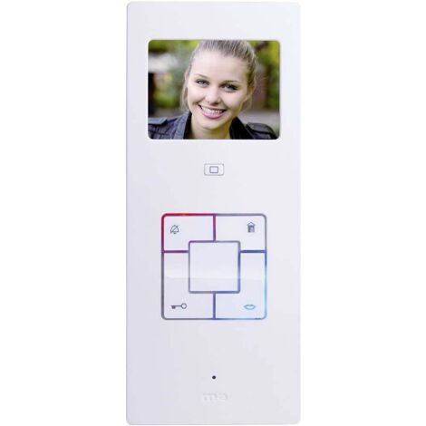Station intérieure d'Interphone vidéo filaire m-e modern-electronics Vistus VD603 argent, blanc (1/3)