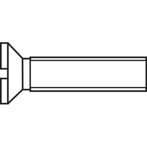 Vis à tête fraisée TOOLCRAFT 194824 M2,516 D963-4.8:A2K 100 pc(s) M2.5 16 mm tête fraisée plat acier N/A (1/2)