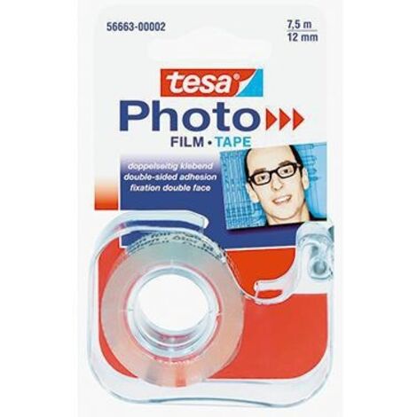 Dérouleur rempli tesa® Photo Film tesa 56663-00002-00 (L x l) 7.5 m x 12 mm transparent 1 set (1/4)