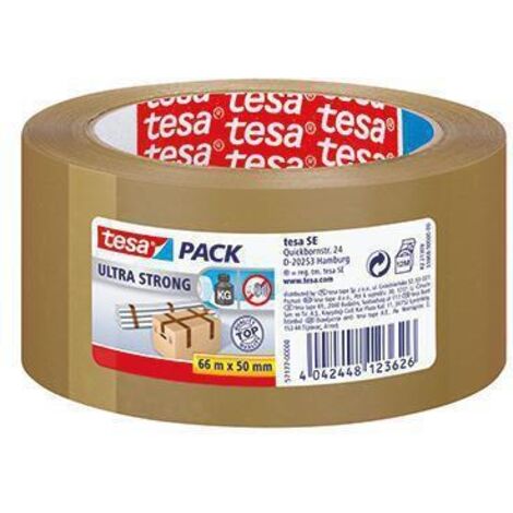 Ruban adhésif d'emballage tesapack® tesa 57177-00000-11 marron (L x l) 66 m x 50 mm caoutchouc 1 pc(s) S17071 (1/5)