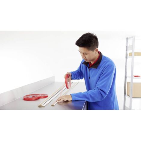 Ruban Adhésif Double Face Tesa Tesafix 4965 - 50 M, Transparent, Forte Adhérence, Pour Professionnels Et Bricolage