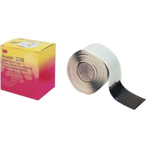 Bande de réparation Scotch® 2228 3M SCOTCH2228-50.8X3 noir (L x l) 3.1 m x 50 mm résine caoutchouc 1 pc(s) (1/2)