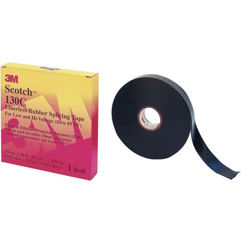 Bande de réparation Scotch® 130C 3M SCOTCH130C-19X9.15 noir (L x l) 9 m x 19 mm résine caoutchouc 1 pc(s) (1/2)