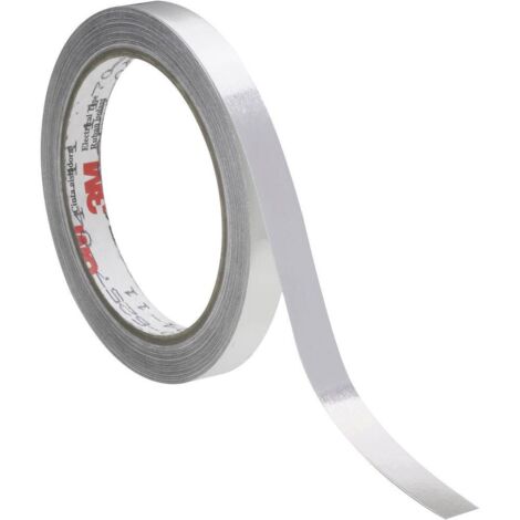 Ruban de blindage Scotch® 1170 3M ET117012X16.5 argent (L x l) 16.5 m x 12 mm acrylique 1 pc(s) (1/2)