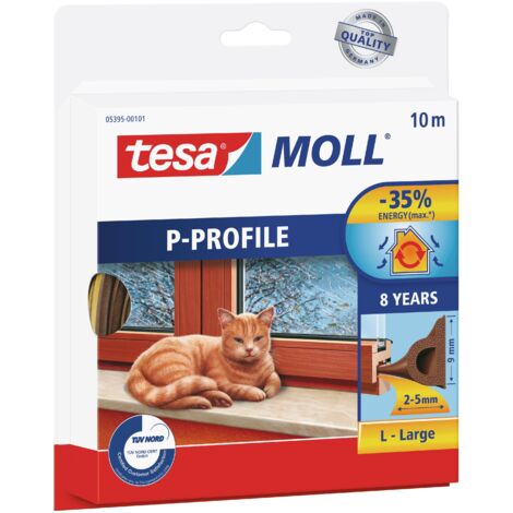 Joint en bande tesamoll® tesa 05395-00101-00 marron (L x l) 10 m x 9 mm caoutchouc 1 pc(s) S16465 (1/5)