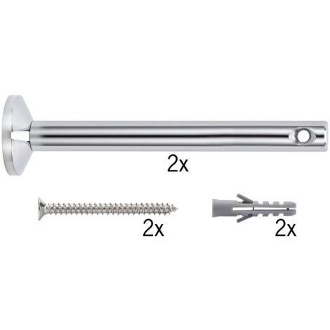 Paulmann – Set de renvois d'angles – Métal chrome – Pour torons en cuivre jusqu'à 6 mm² – 2 pièces pour luminaire sur rail basse tension - S37809